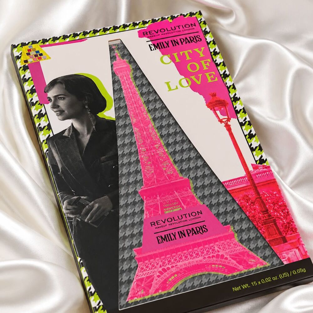 Makeup Revolution x Emily in Paris City Of Love Eyeshadow Palette!